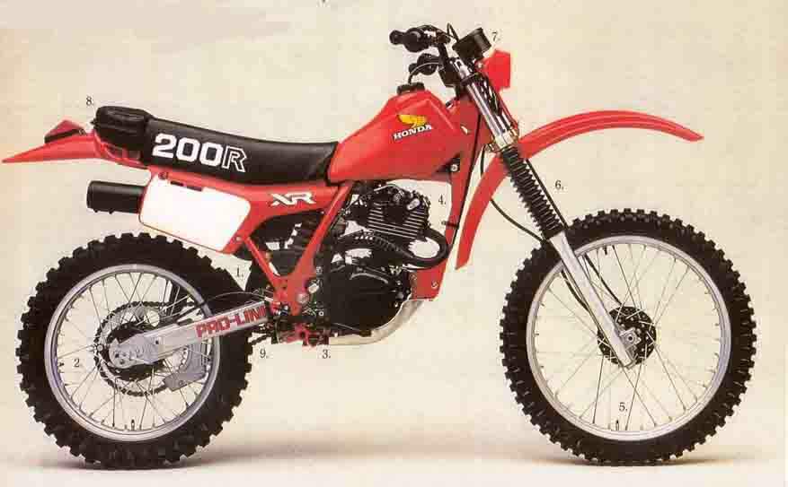 Honda xr200r store